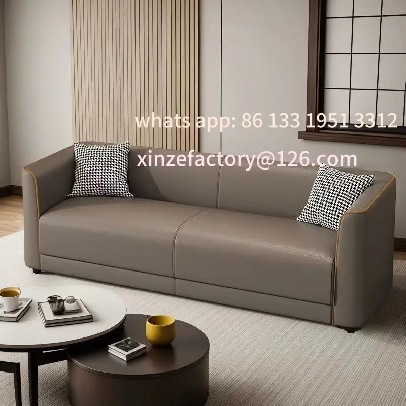 

Customizable skin simple light house small apartment living room apartment rental barber shop double triple convenient sofa