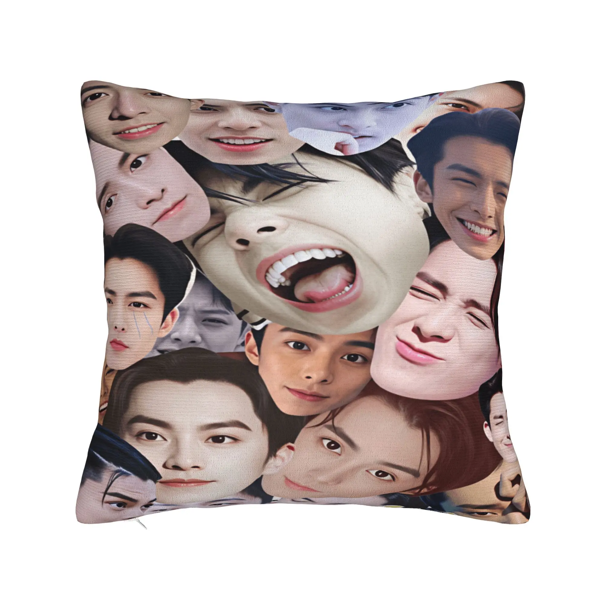 Wang Hedi Dylan Wang Actor Pillow Case  Soft Pillow Cover Cute Funny Cushion Cover For Sofa Car Home Decor
