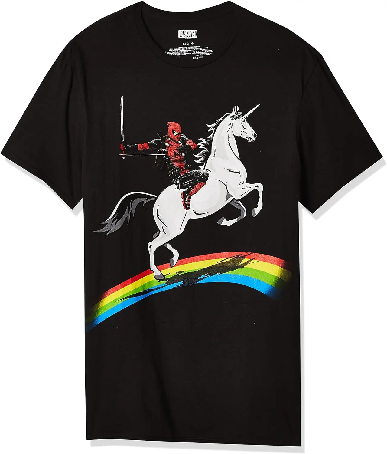 Riding A Unicorn On A Rainbow T-Shirt