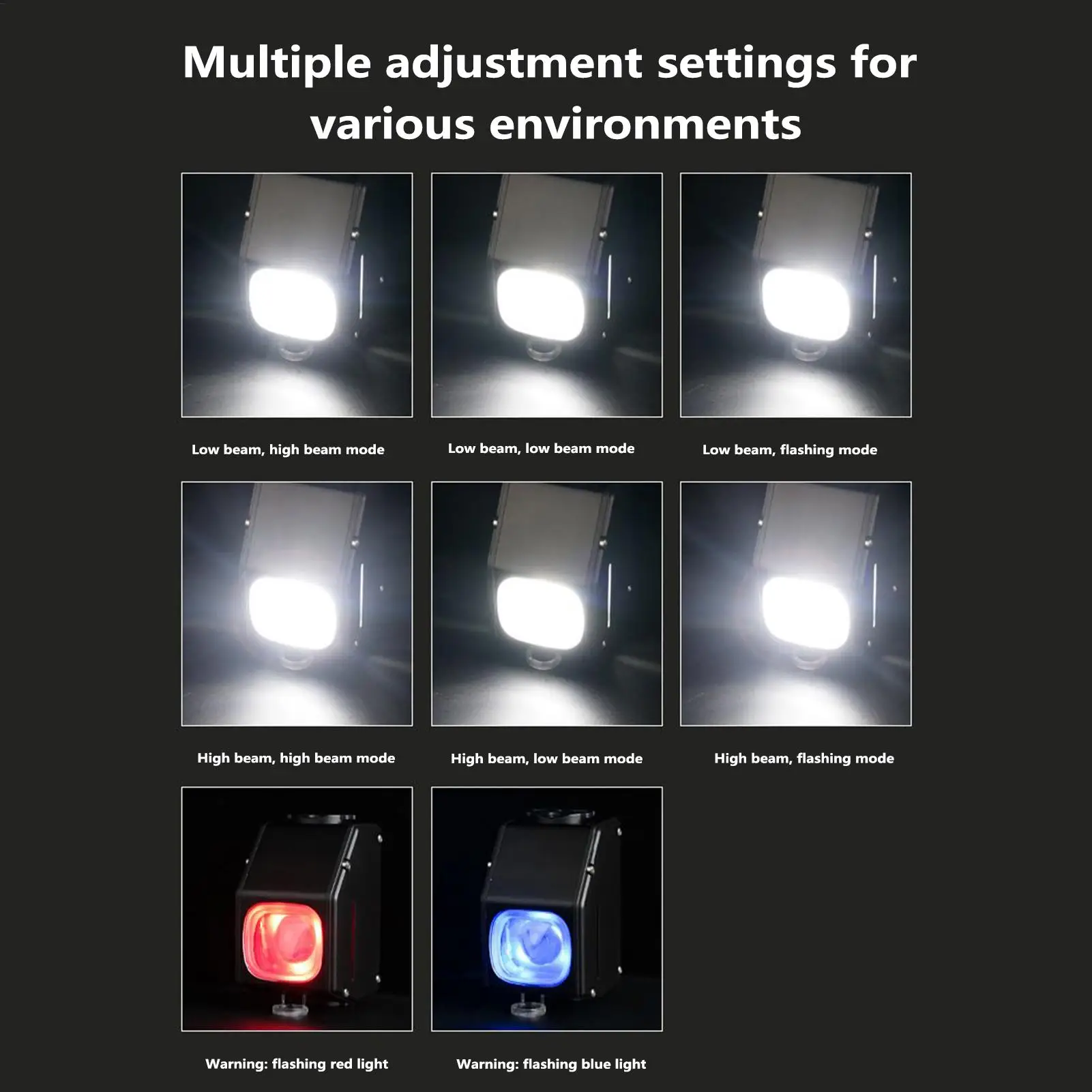 Bike Headlight Wireless 2000Lumen Lamp Flashlight With 8 Modes Front Bike Lamp For Cycling Night Kids Cruiser Scooter Skateboard