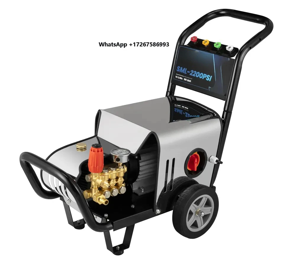 Electric High Pressure Washer 5kw High Performance Cold Water Car Washing Farm Cleaning