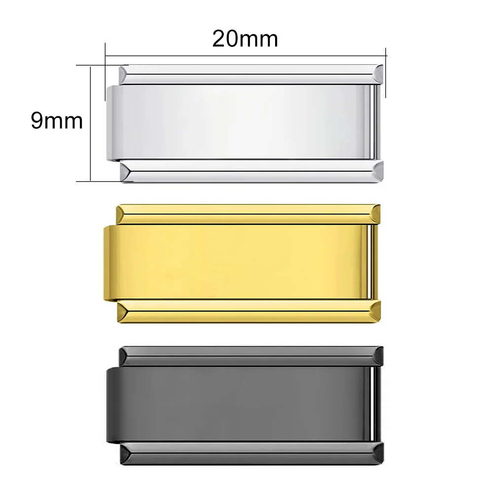 GEMOSA Fashion Women Men Jewelry 20*9mm Width Silver Color Stainless Steel Bracelet Bangle Male Female Party Daily Accessories image 3