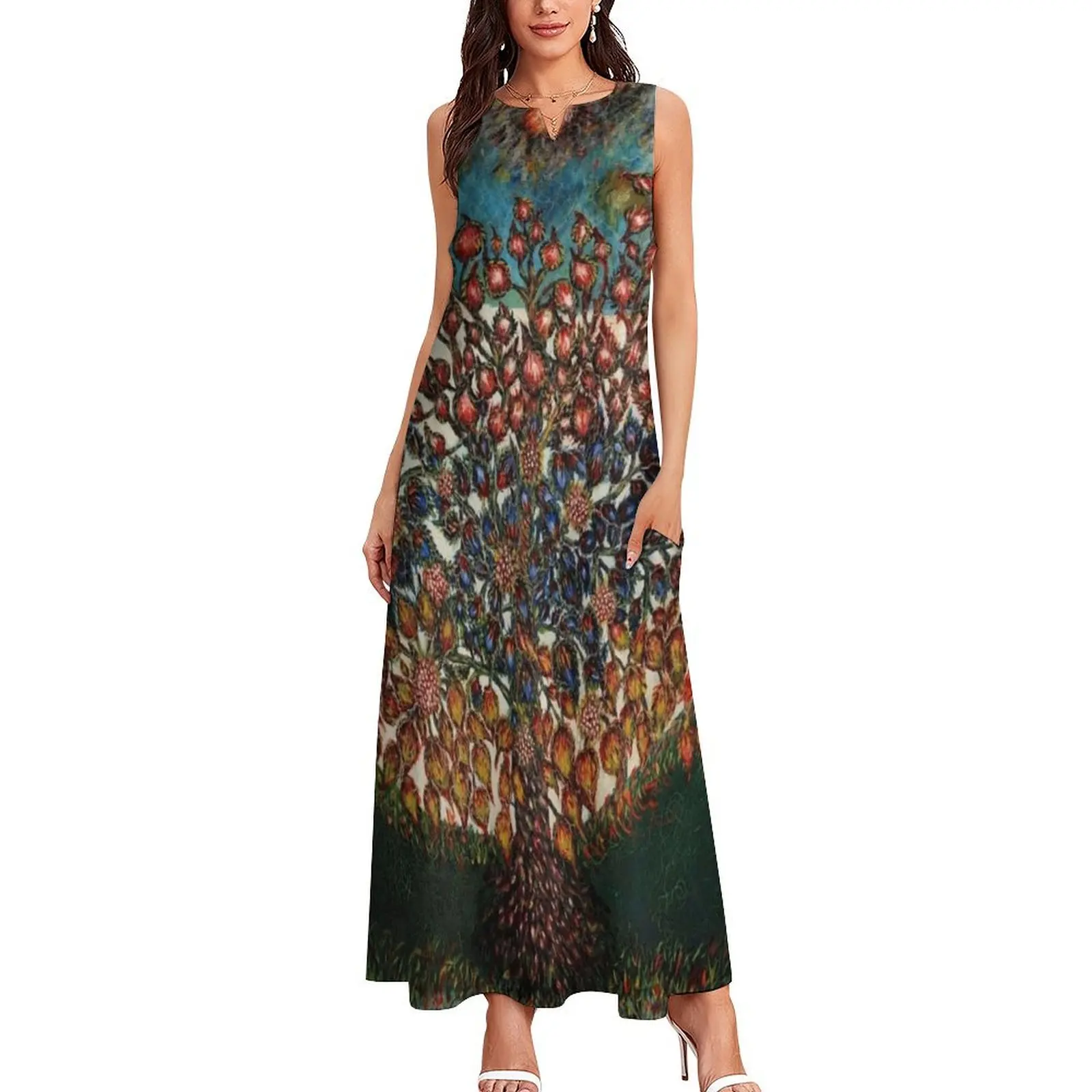 Tree of Life by Seraphine Louis - Favourite Artists Collection Long Dress cute dress Party dresses for women Dress