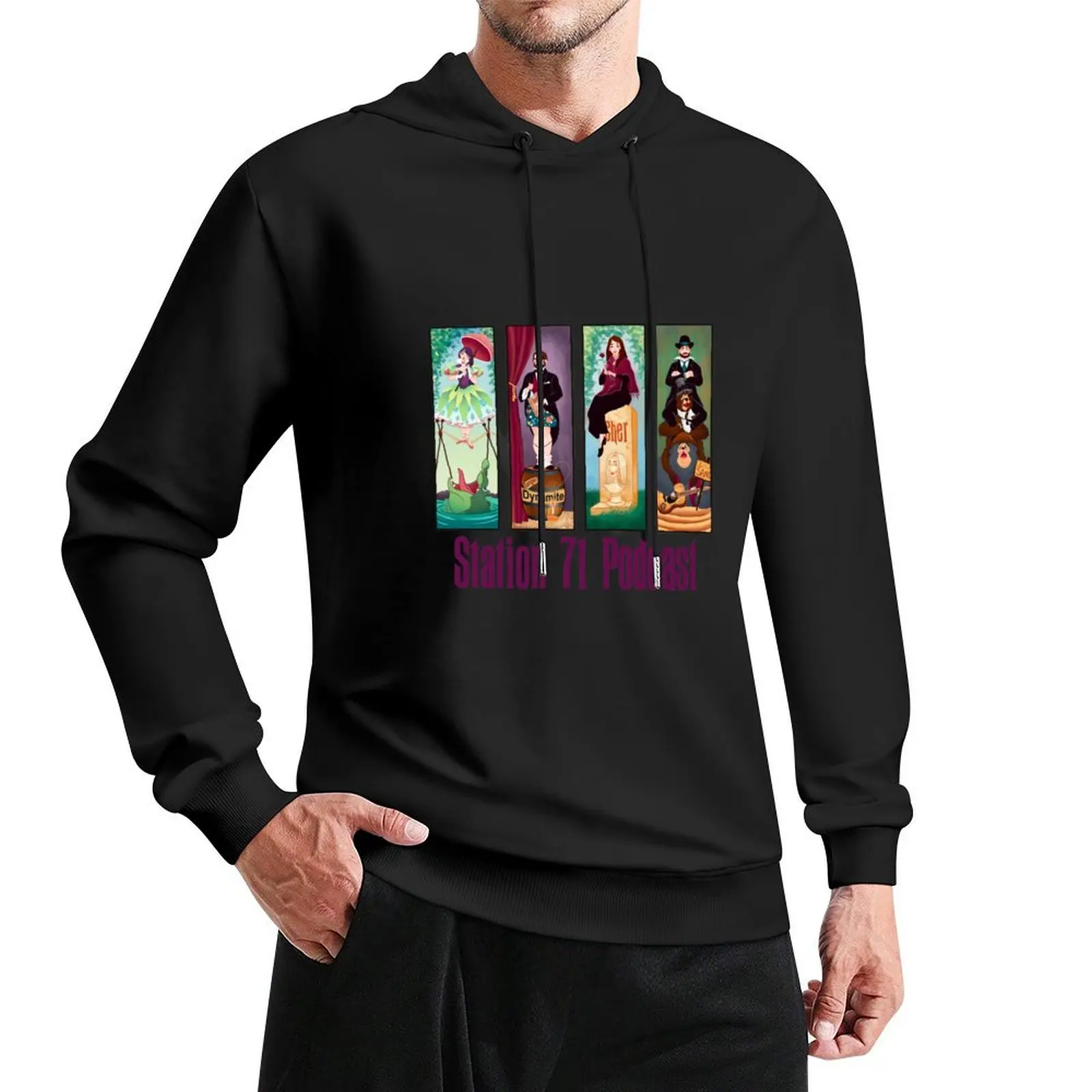 

Host Stretching Room Pullover Hoodie men's clothing anime hoodie