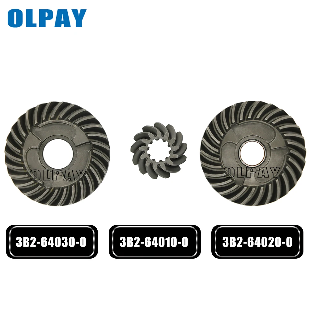 

Gear Set for Tohatsu 2 Stroke 9.8HP outboard motor 3B2-64010-0 3B2-64020-0 3B2-64030-0