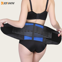 1PC Big Size S-6XL Adjustable Doublel Lower Back Support Exercise Male Waist Back Posture Corrector Female Waist Support Belt