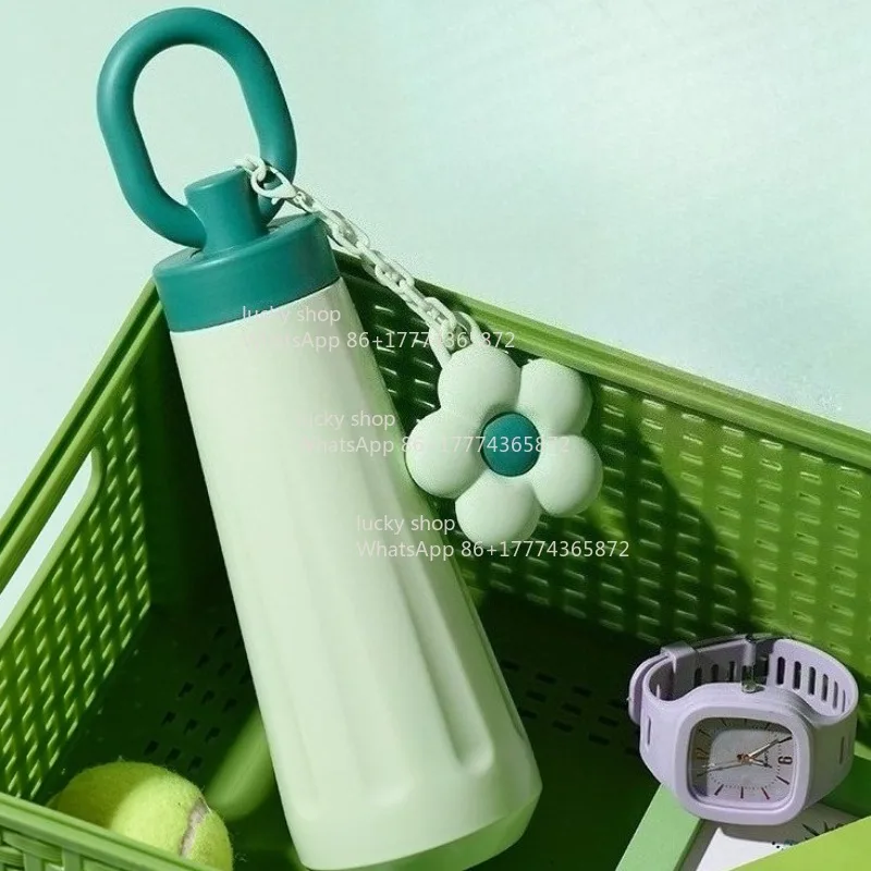 Muse High-value Girl Exquisite High-end Sense with Straw Large Capacity Portable