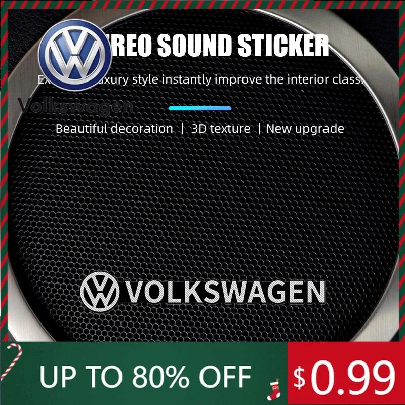 

Наклейка-эмблема Hi-Fi аудиосистемы для автомобилей VW Volkswagen Jetta MK5 Golf, стерео-наклейка для Volkswagen VW GOLF MK6 Polo Tig