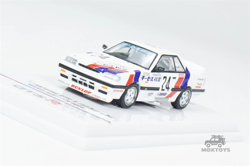 INNO 1:64 SKYLINE GTS-R(HR31) #24 DIESEL KIKI JTC 1988 #24 Diecast Model Car