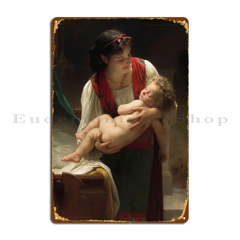 William Bouguereau Metal Sign Living Room Plaques Create Create Cinema Tin Sign Poster