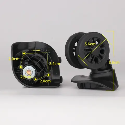 샤오미 90 시리즈 여행 가방용 범용 바퀴 교체 부품 수리용 바퀴 핸들