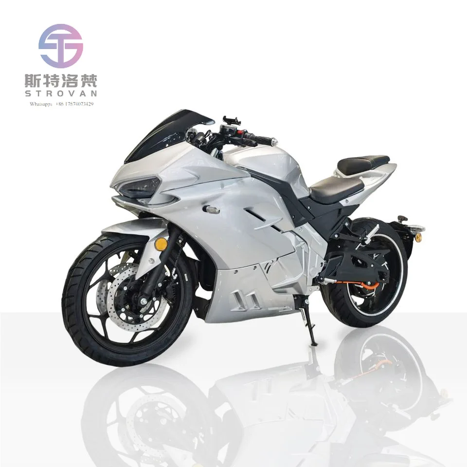 Ly High Speed 8000W 72V Brushless Racing Electric Motorcycle New Adult Over 80km/h 2 Wheel Disc Brakes