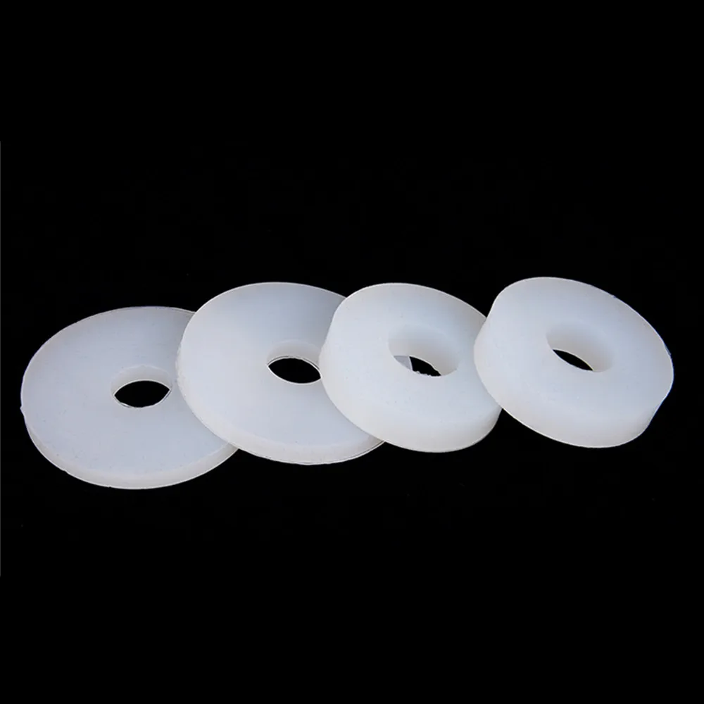 Silicone Rubber Flat Gaskets Outer Dia 12mm-30mm White Silicon O Rings Seal Washers Sealing Ring