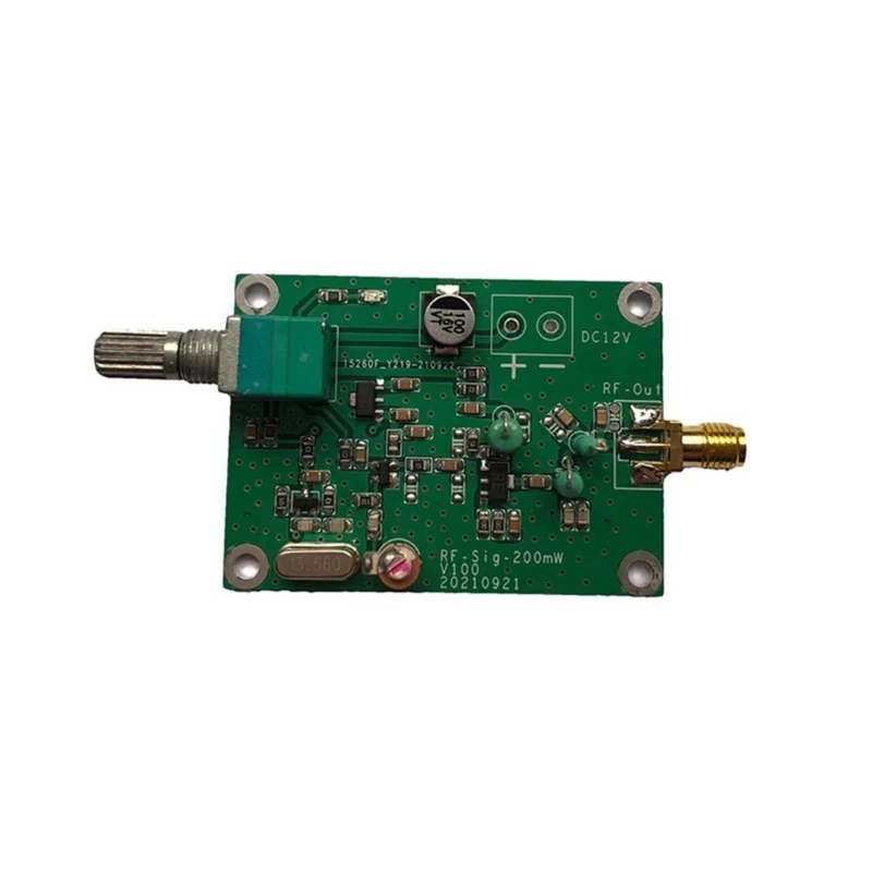 

Signal Generator Transmit Signal Source Module 13.56MHz 7‑23dBm Power Adjustment Low Noise Signal Source Board Measuring