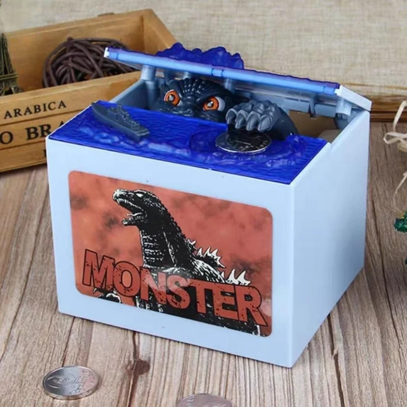 Bandai Godzilla Big Piggy Bank Piggy Bank Money Box Coin Bank Piggy Bank for Adults Money Bank Home Decor Money Boxes