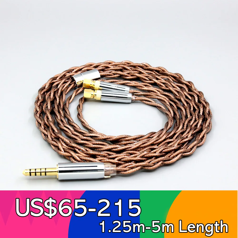 

99% 24k Gold 7n Pure Silver Graphene Shield Earphone Cable For HiFiMan HE400 HE5 HE6 HE300 HE4 HE500 HE6 Headphone LN008536