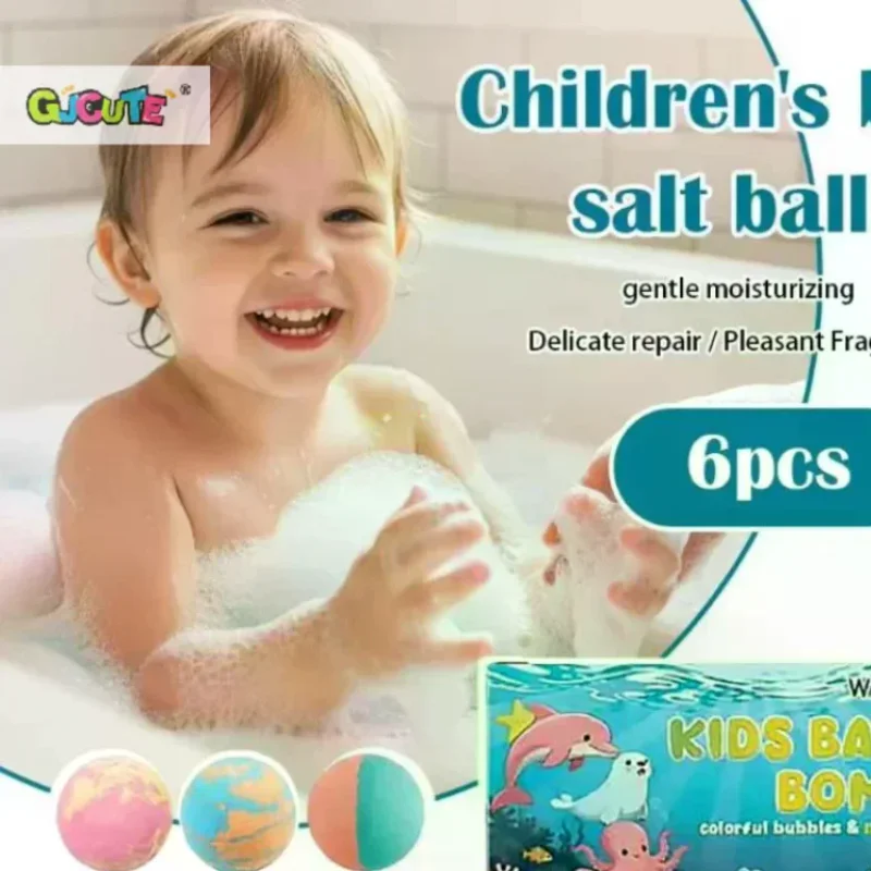 

Kids Colorful Bath Bombs, Bath Color Fizzy Spa Balls Gift Set For Kids Bathtub Fun Relaxing Holiday Gift Toys For Kids Toddlers