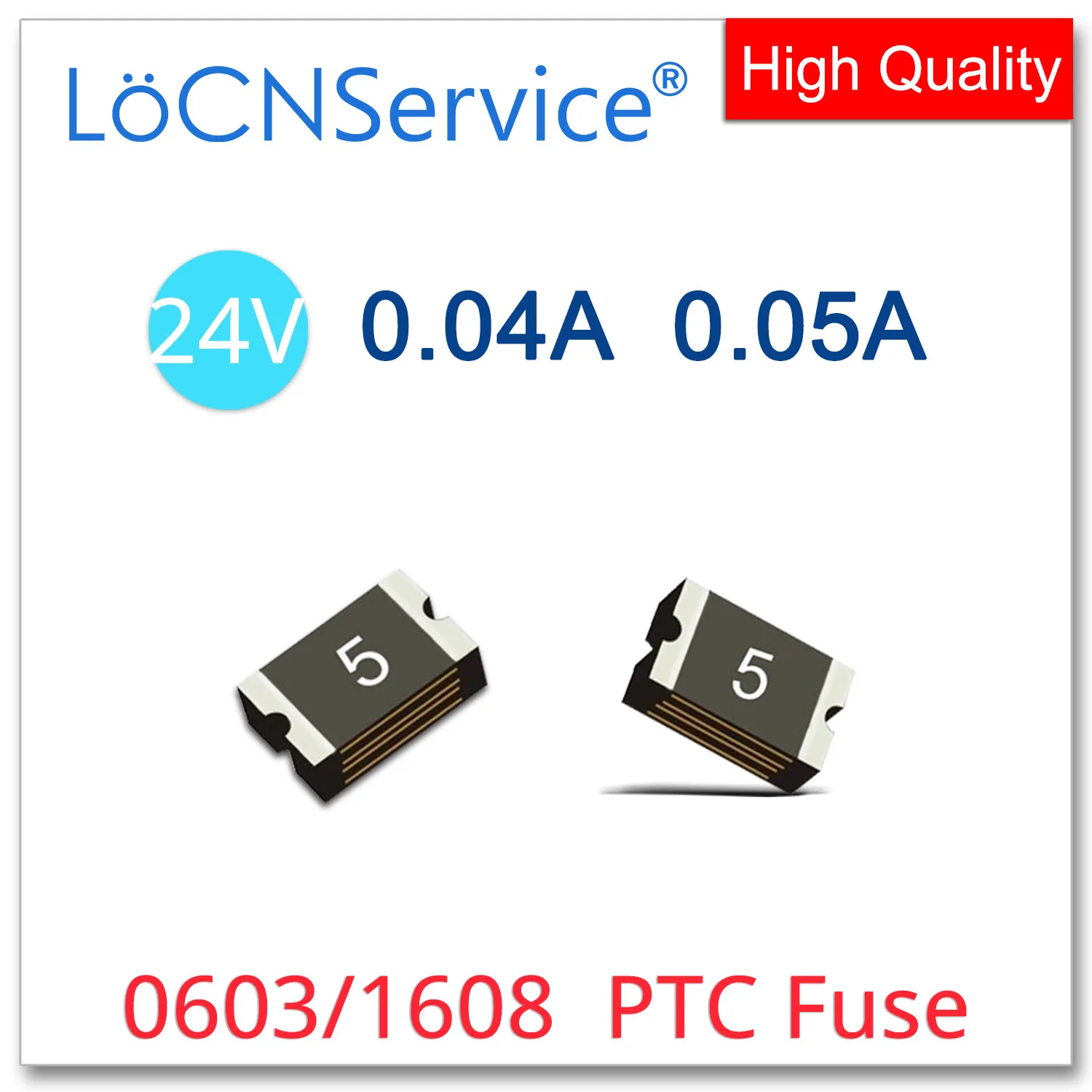 1000PCS 0603 SMD Fuse 24V 0.04A 0.05A 40mA 50mA PPTC PolySwitch Self-Recovery Fuse Resettable Fuse PPTC High Quality