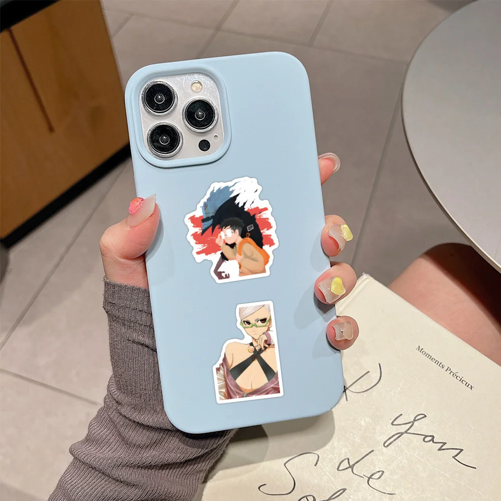 55szt DAN DA DAN Anime Ayase Momo Naklejki Cool Classic Manga Naklejki DIY Lodówka Notatnik Telefon Śmieszne Naklejki dla Dzieci Zabawka