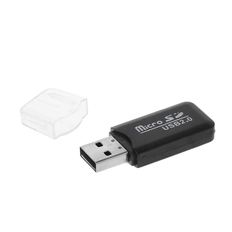 Adaptor pembaca kartu SD TF 2.0 USB mikro kualitas tinggi untuk komputer Tablet PC