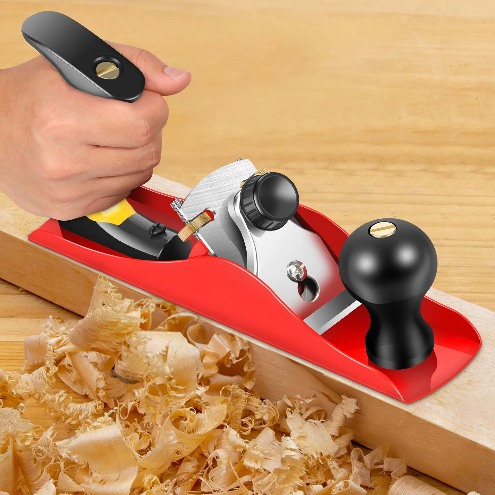 

Woodworking Planer Spokeshave Woodworking Plane Adjustable Smoothing Bench Hand Plane with 2 Inch Blade Woodworking Hand Tools