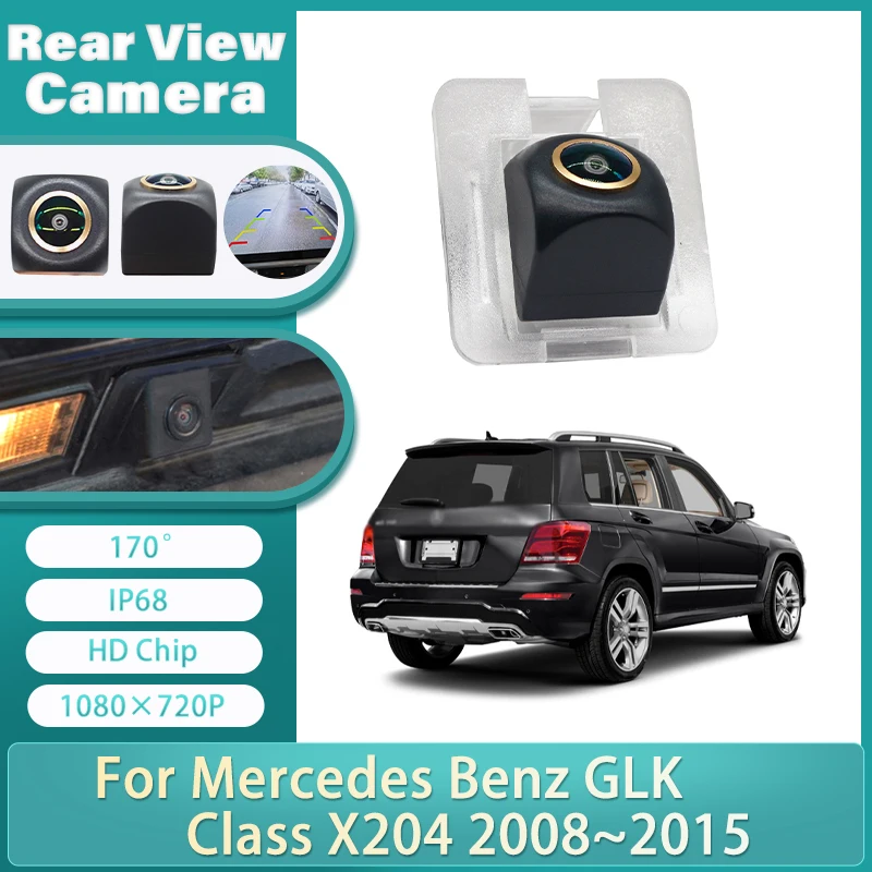 HD Fisheye Car Rear View Camera Reverse Vehicle Camera For Mercedes Benz GLK Class X204 2008 2009 2010 2011 2012 2013 2014 2015