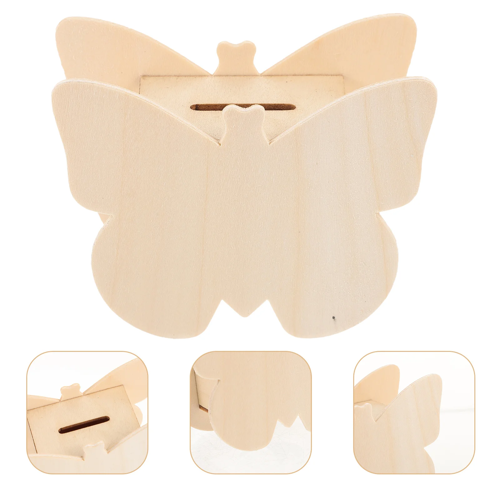 2 Stuks Diy Houten Spaarpotten Onvoltooide Munt Gevallen Prachtige Home Decor Voor Besparing En Display Diy Spaarpot Spaarpot