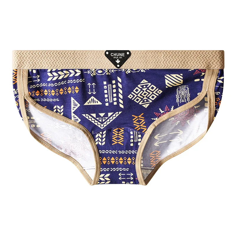 

Хлопковые женские трусики с принтом, антибактериальные, комфортные, сексуальное женское белье, дышащие, однотонные, бесшовные трусы