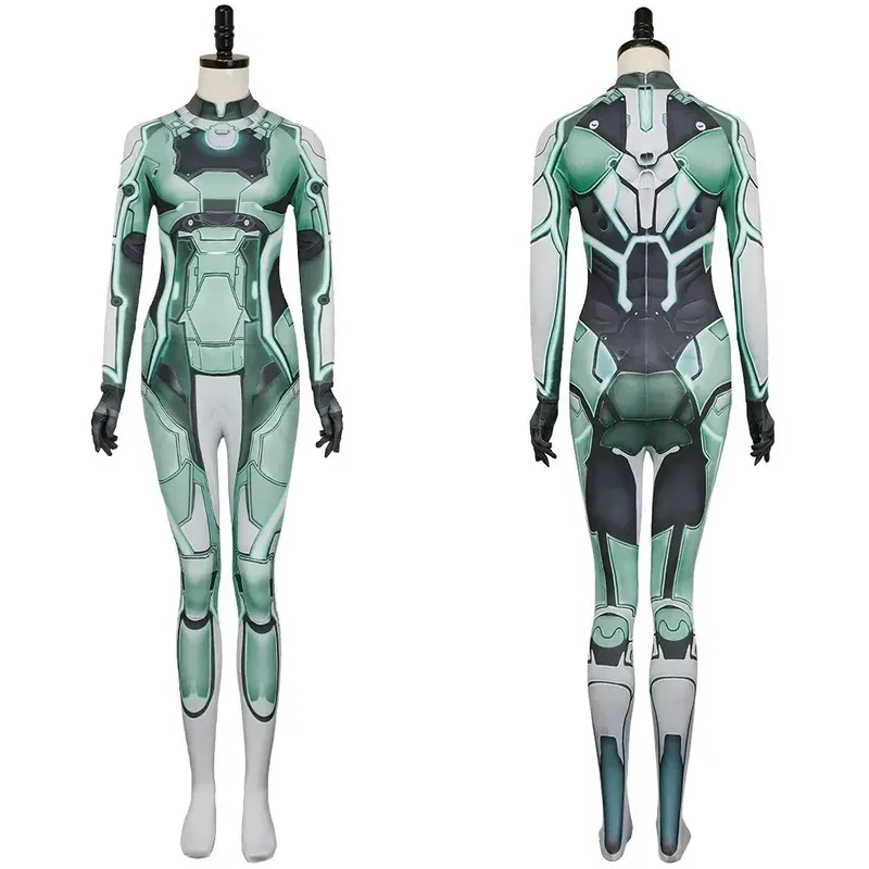 Костюм для косплея игры Split Fiction Mio, костюмы Зои, женский эластичный костюм зентай с 3D принтом, аниме, комбинезон, наряд на заказ