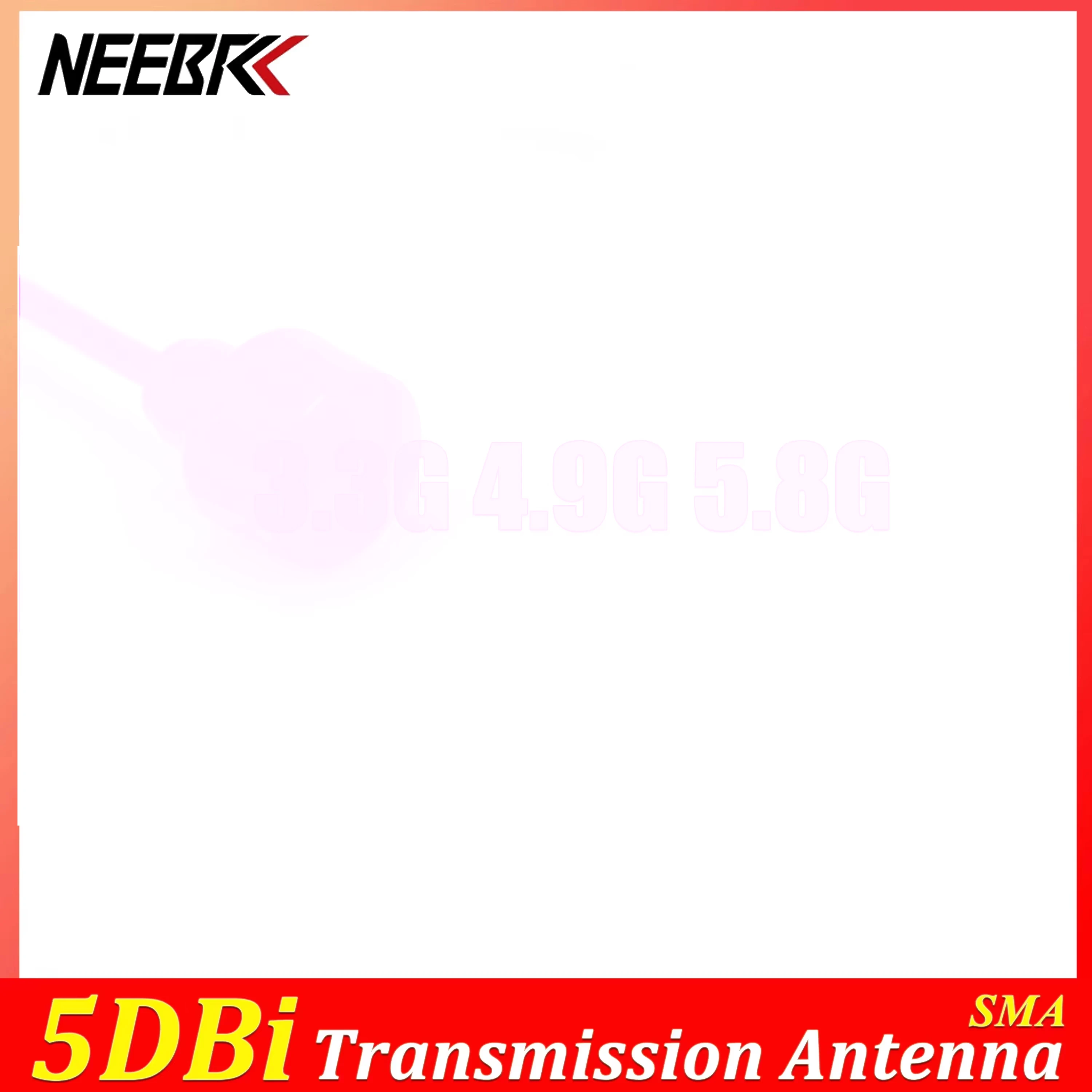 NEEBRC 3.3G 4.9G 5.8G 5DBi Transmission Antenna SMA 150mm for RC Freestyle FPV Racing Drone Multicopter Quadcopter Toy DIY Parts