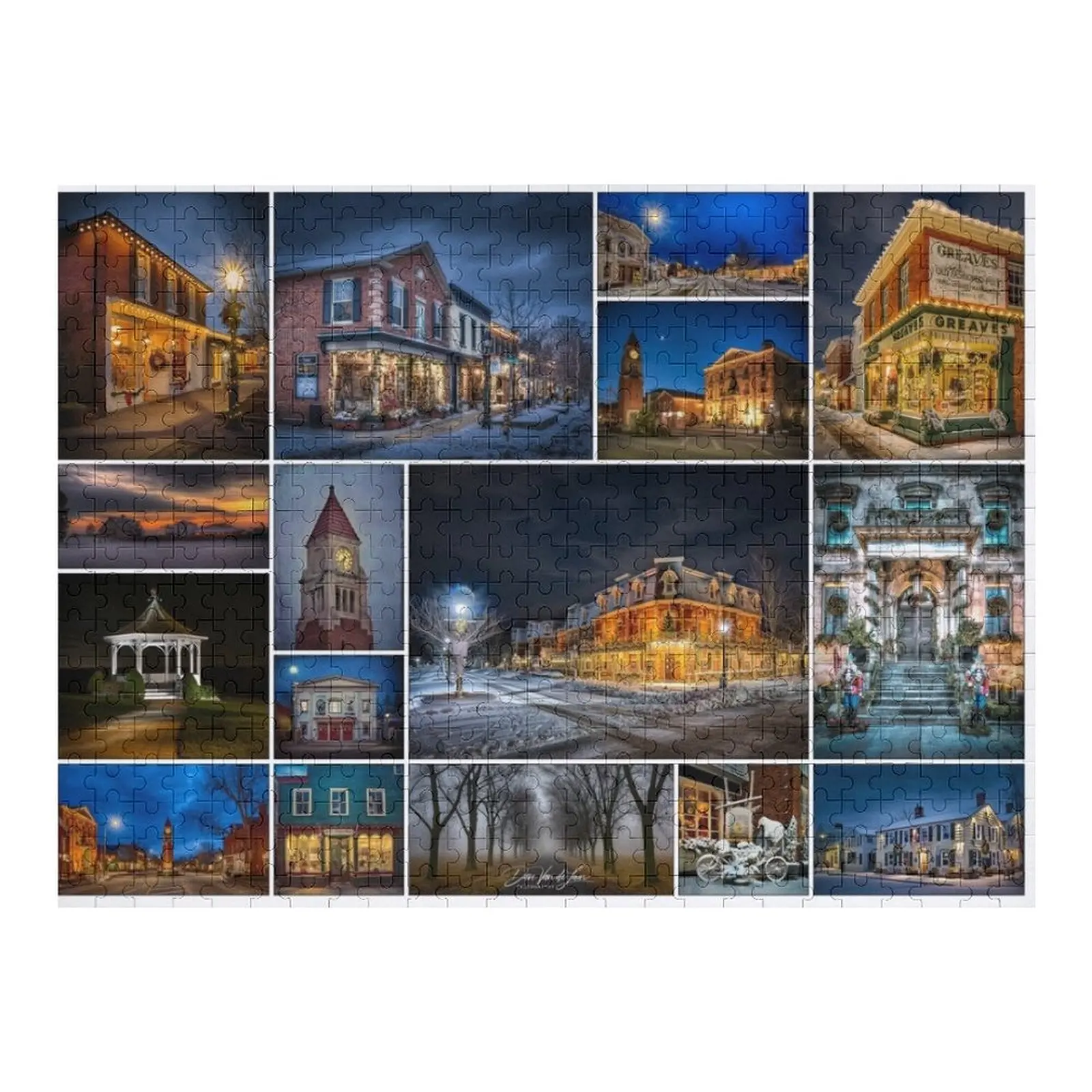 

Пазл Niagara-on-the-Lake in Winter, деревянное имя, персонализированные игрушки по индивидуальному заказу для детей, пазл