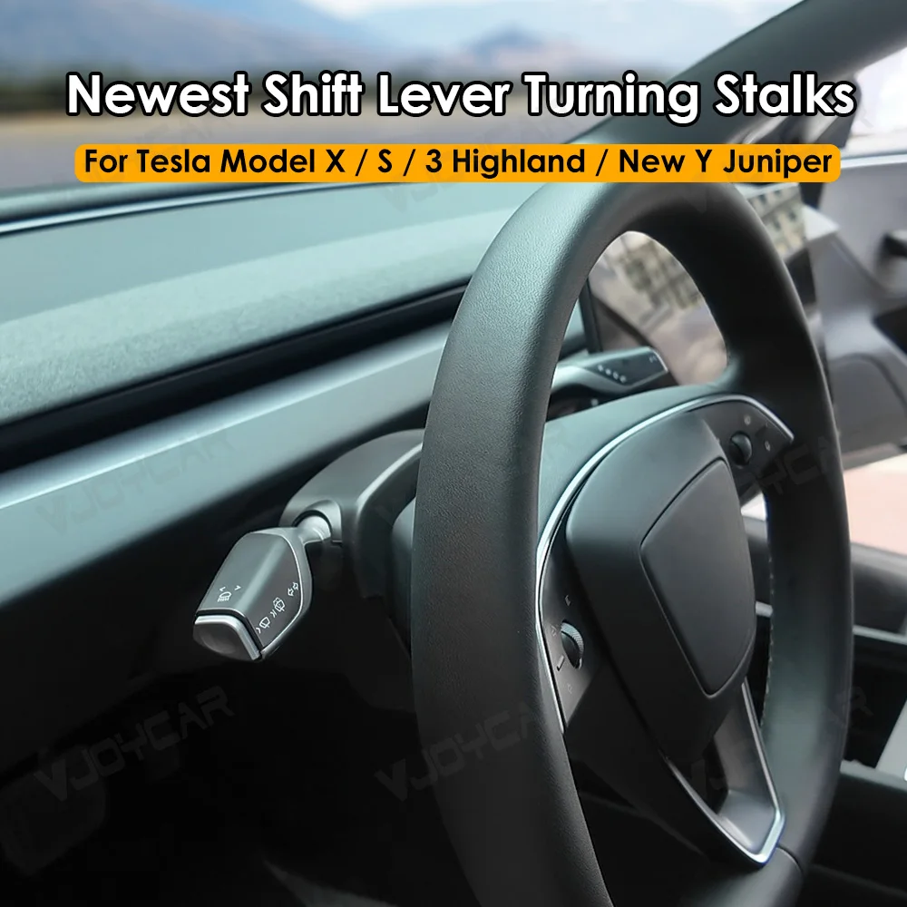 สําหรับ Tesla รุ่น S X เปิดก้านเกียร์ Shifter Lever สําหรับรุ่น 3 Highland Physical Shift คว้าชุดเปลี่ยนที่จอดรถตัวบ่งชี้ Handle