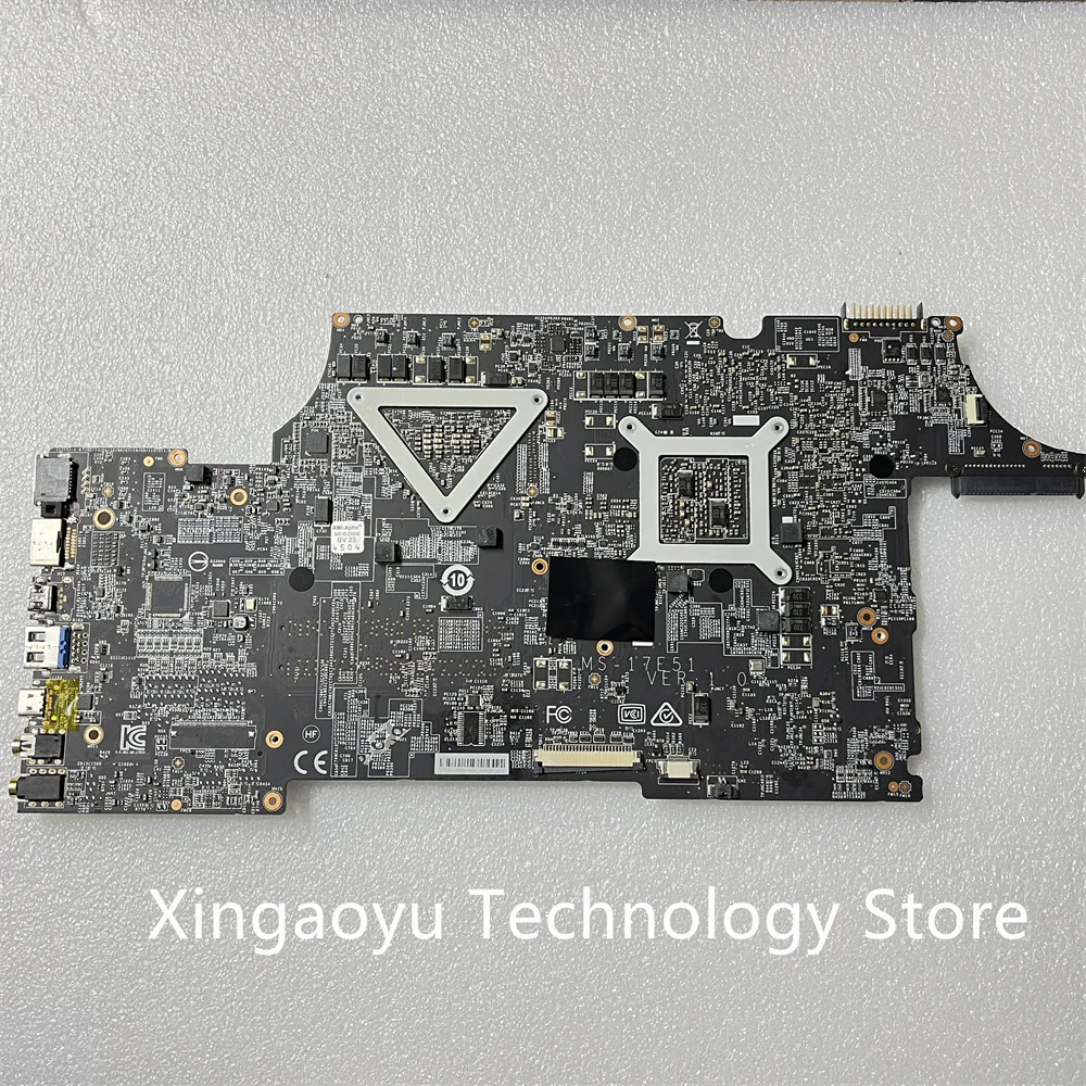 Original For MSI GL75 9SD Laptop Motherboard MS-17E5 MS-17E51 With i7-9750HF CPU GTX1660Ti 6GB GPU DDR4 100% Test Work