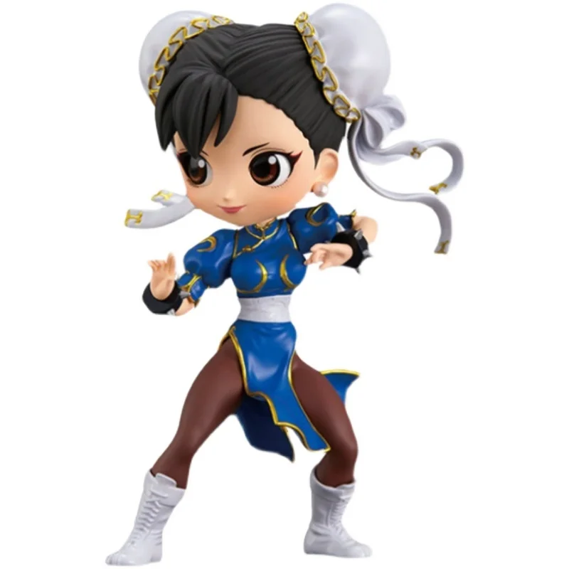 Original Genuine BANPRESTO BANDAI SPIRITS Cammy White Chun-Li  Qposket Street Fighter Version 14cm In Stock Action Model Toys