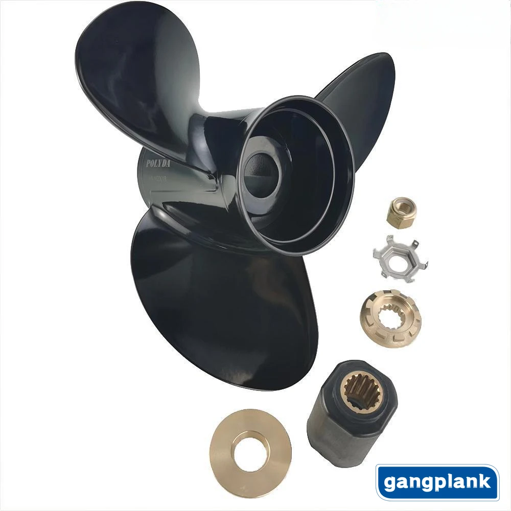 Aluminum Alloy Outboard Propeller for Mercury 90-300HP Propellers for POLYDA 15X15 15X17 14.5X19 16X17 16X18.5 16X20 16X21.5