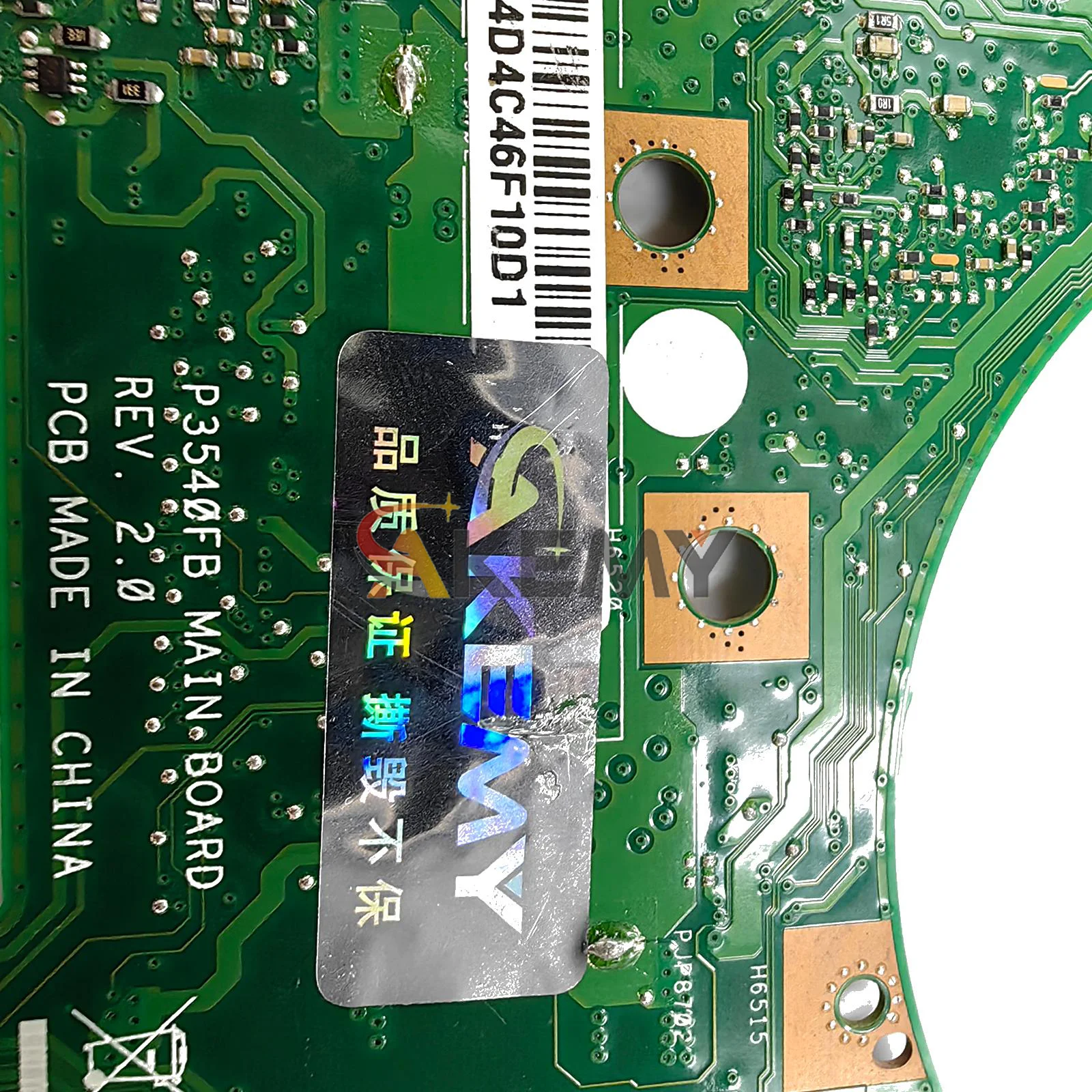 P3540FA Laptop Motherboard For ASUS ProArt P3540F P3540FA P3540FB PX574F Notebook Mainboard With I3 I5 I7 CPU 100% tests OK stk