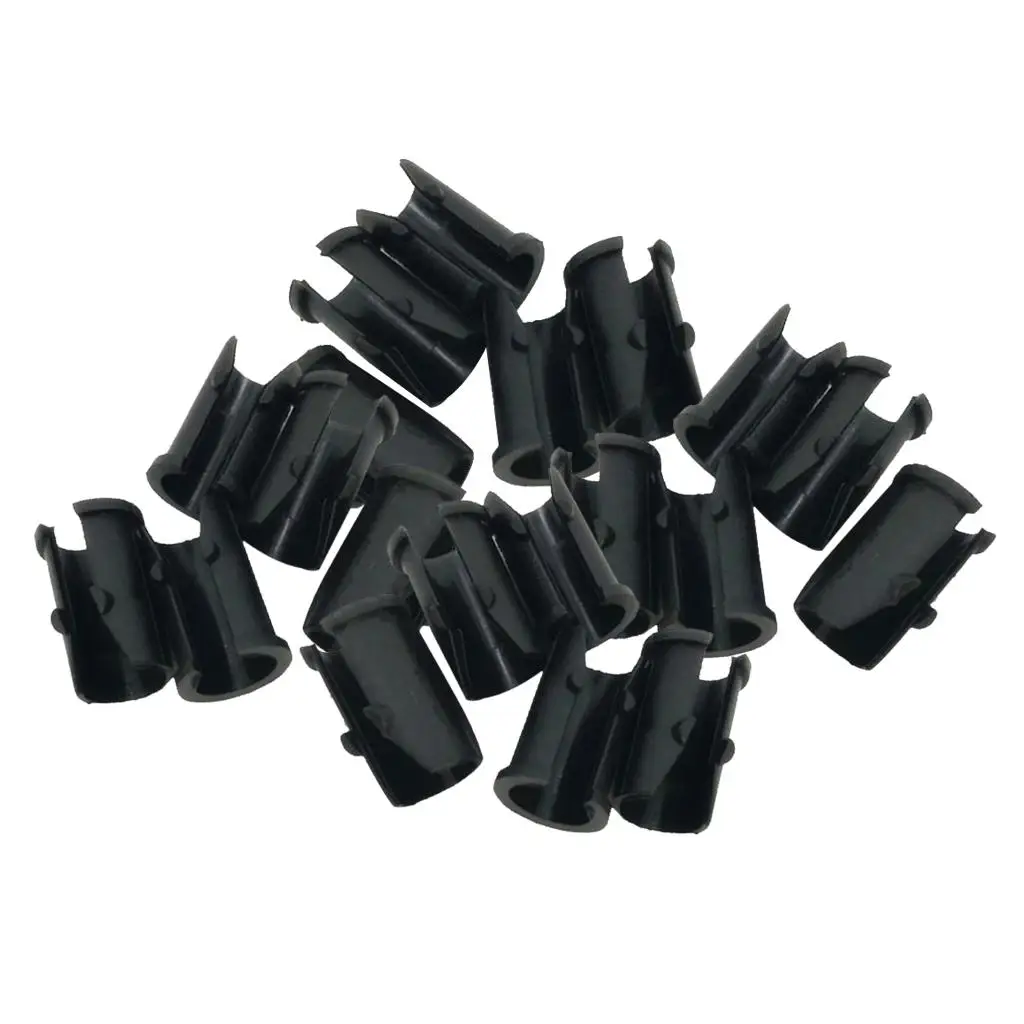 20 pieces U Type Bicycle Frame Buckle Shim Brake Hoses Shift Cable Guide Button
