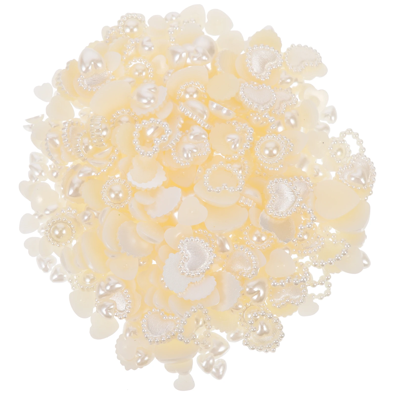 

1Pack ABS Nail Charms Heart Pearl Decor Nail DIY Decoration Manicure Ornament Women Nails Manicure Decors Pearl Decor for Nails