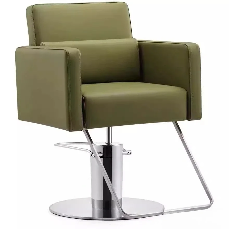 

New Barber Shop Chair Hair Salon Special Lifting Hairdressing Barber Chair Salon Internet celebrity high-end hairdressing