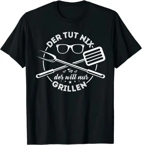 

Neu Herren Grill & Barbecue Spruch BBQ Der Will Nur Grillen Premium T-shirt