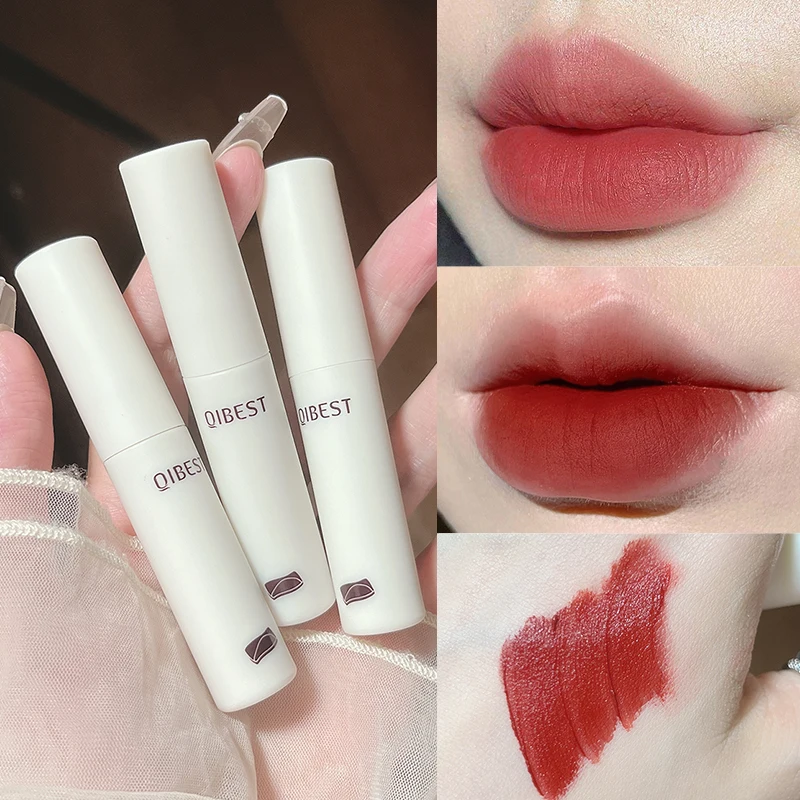 1 stücke Samt matt Lippenstift reife Tomaten rot langlebige wasserdichte Lippen glasur sexy rot flüssig Lip gloss koreanische Kosmetik Make-up