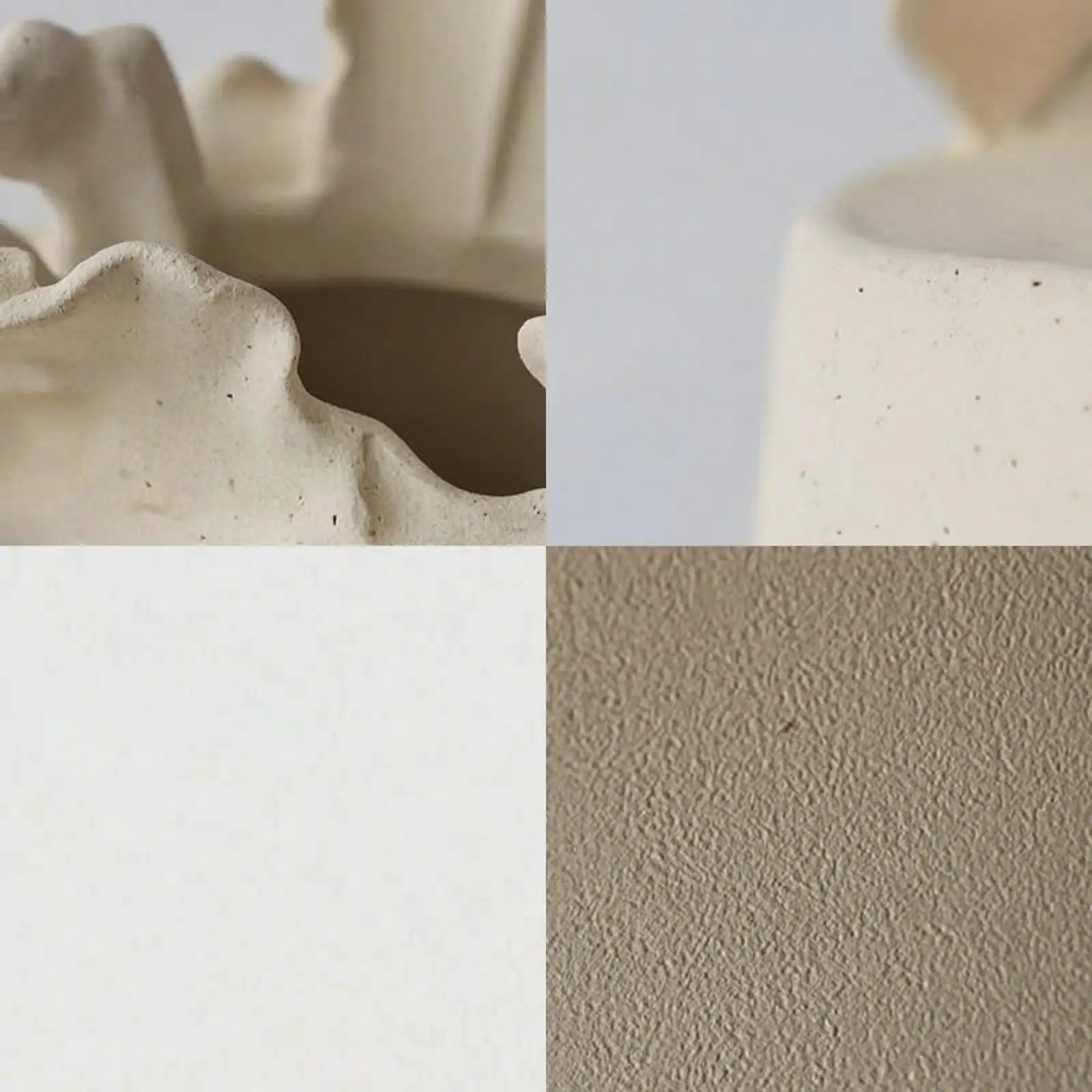 Unique Ceramic Vase Sculptural Hand Formed Modern Aesthetic Vase Decorative for Table Mantel and Hallway