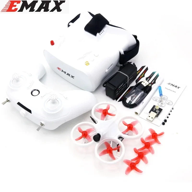 

EMAX EZ Pilot 82MM Mini 5.8G Indoor FPV Racing Drone With Camera Goggle Glasses RC Drone 2~3S RTF Version for Beginner