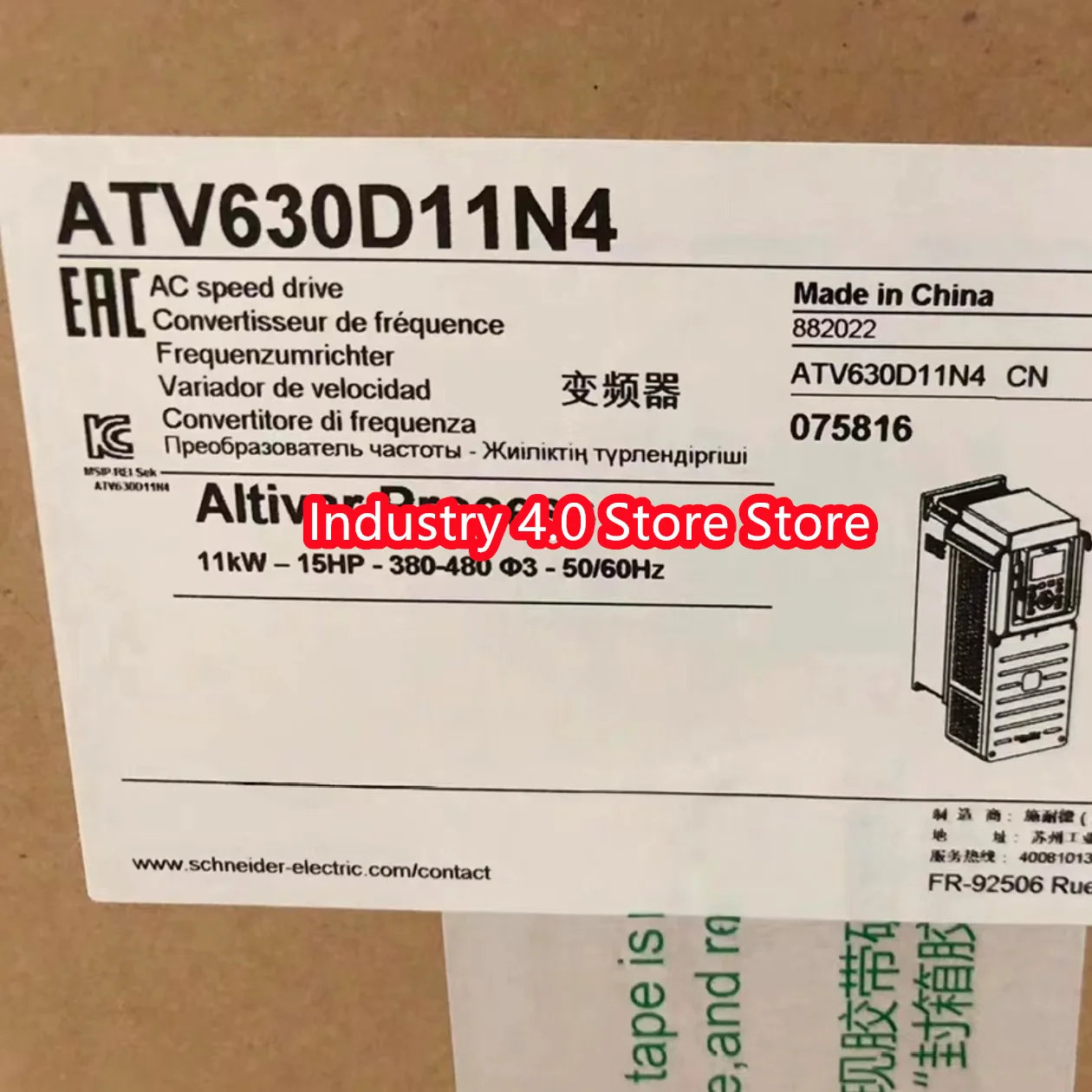 VFD,ATV630D11N4,ATV630D15N4, original, 100% novo