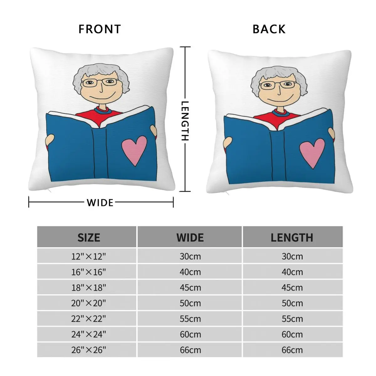 Fishtronaut Read Granny Square Pillowcase Polyester Linen Velvet Printed Zip Decor Sofa Seater Cushion Case 18
