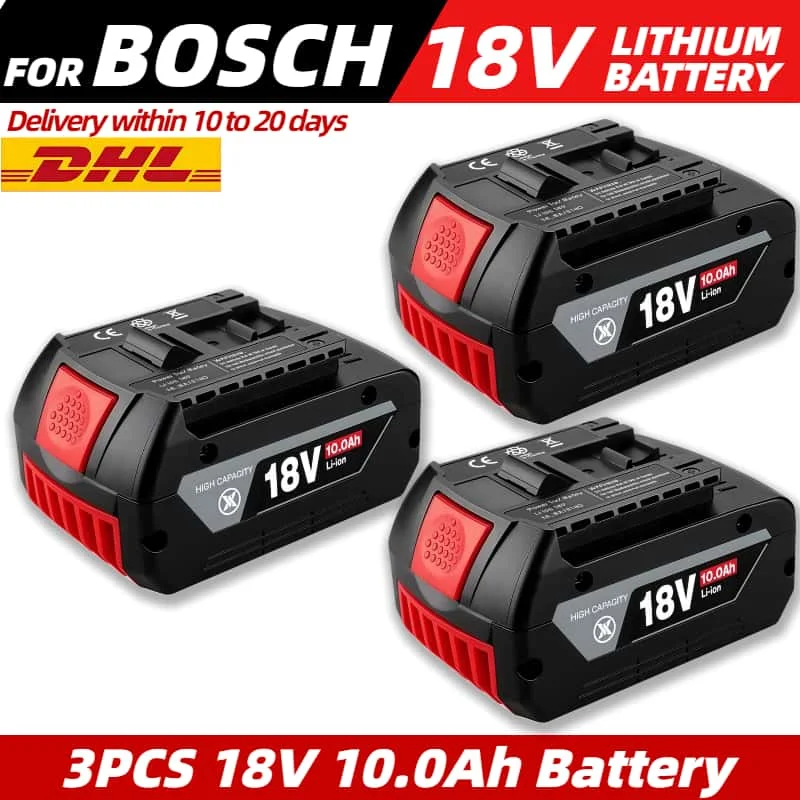 

For BOSCH Authentic 18V BAT609 BAT610 For Bosch Professional 18V 12.0Ah Li-ion Battery Drill Battery GBA18V GSR18V BAT618 BAT619