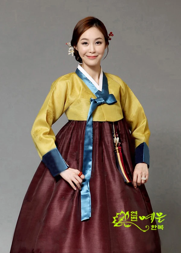 Ladies Hanbok Korean Original Imported Fabric Korean National Costume Traditional Hanbok Welcome Clothes