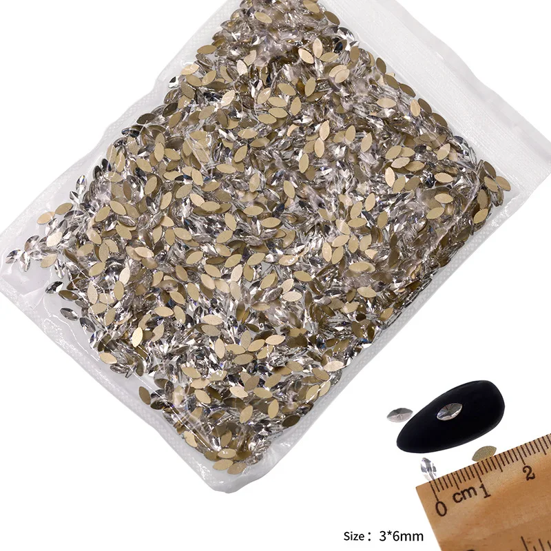 VDD P501-P540 Großhandel 1440 Stück Glas-Kristall-Strasssteine mit flacher Rückseite, Glitzersteine für Nagelkunst, DIY-Bastelarbeiten und Dekoration – Detail 38