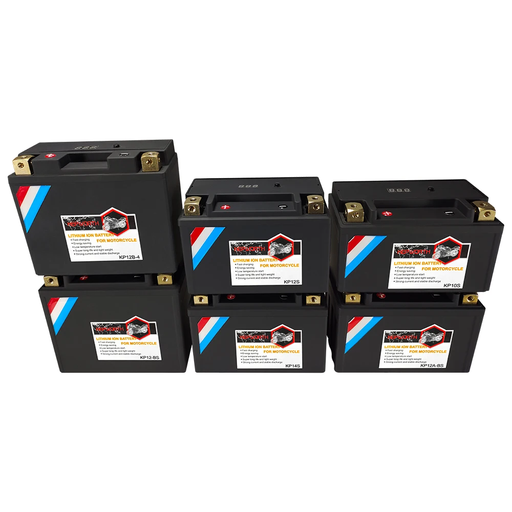 12V LiFePO4 Motorcycle Starter Battery 2Ah 3Ah 4Ah 6Ah 8Ah CCA 180A 260A 350A 450A Motorbike Lithium Battery For ATVs Scooter