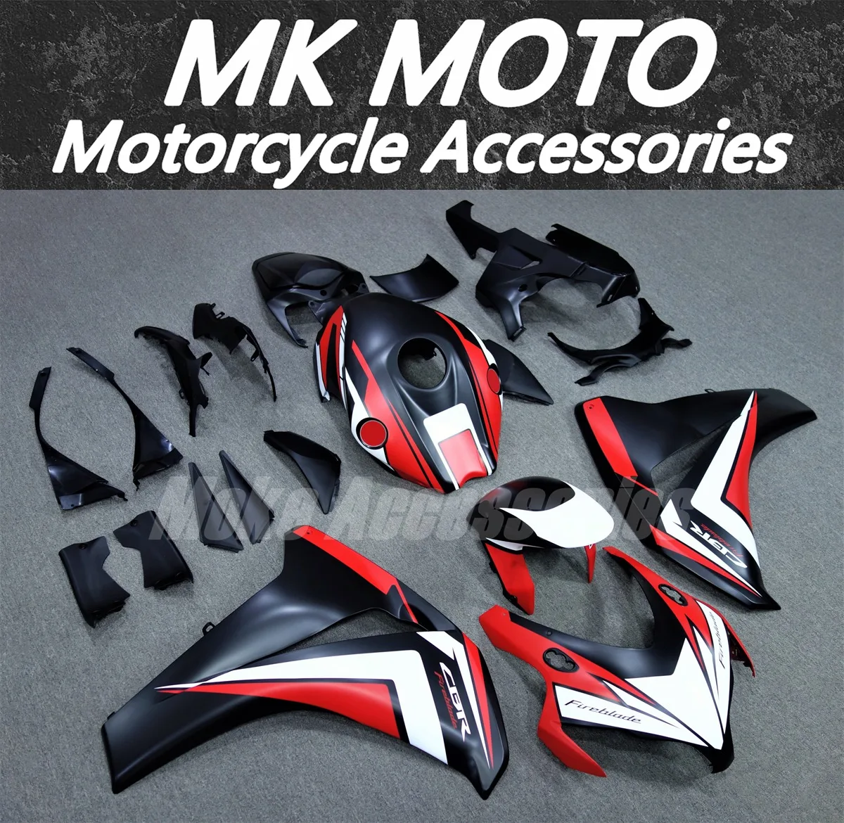 

Комплект обтекателей для CBR1000RR 2008-2011, высококачественный комплект кузовных деталей из АБС-пластика, красный, черный, белый цвета.